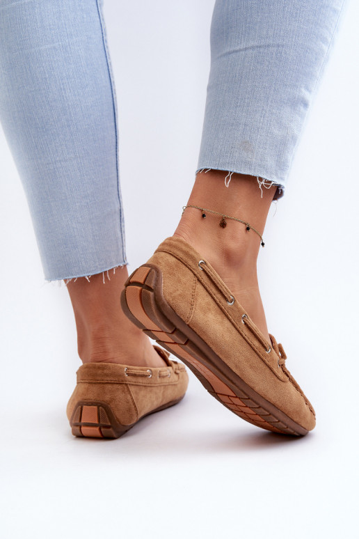 Mocasines elegantes marrones de ante Si Passione