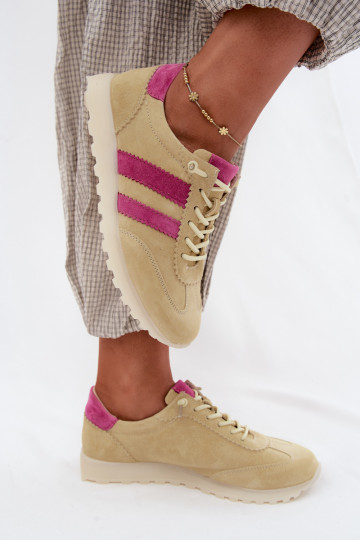 Zapatillas de ante amarillas Cuddla
