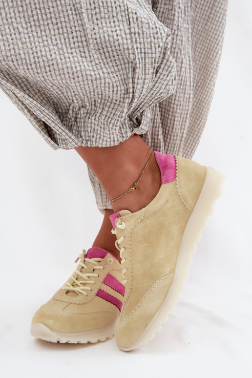 Zapatillas de ante amarillas Cuddla