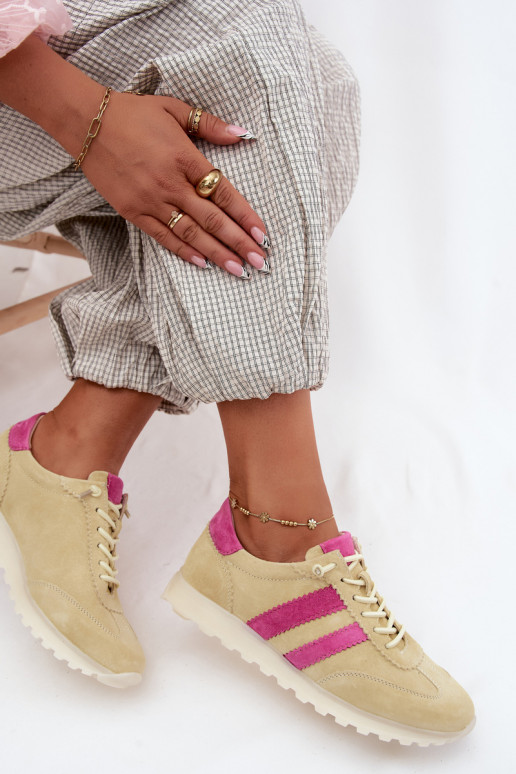 Zapatillas de ante amarillas Cuddla