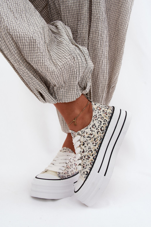Estampado Zapatos de ocio con una plataforma Colores diferentes Stilla