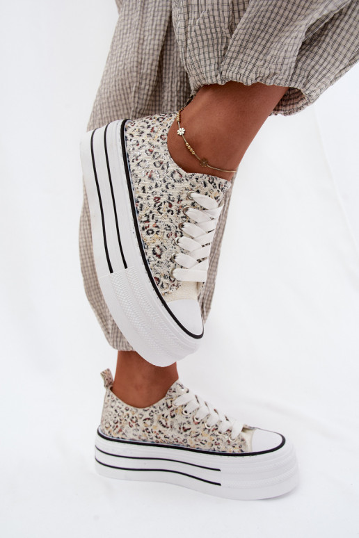 Estampado Zapatos de ocio con una plataforma Colores diferentes Stilla