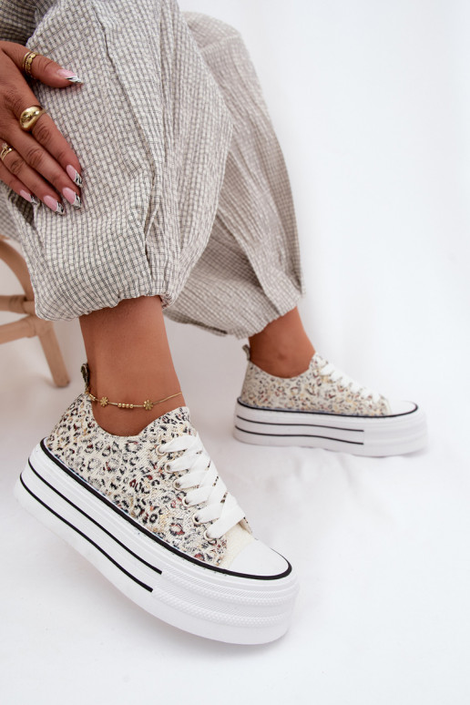 Estampado Zapatos de ocio con una plataforma Colores diferentes Stilla