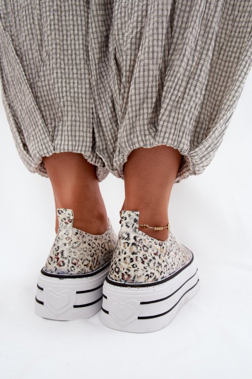 Estampado Zapatos de ocio con una plataforma Colores diferentes Stilla