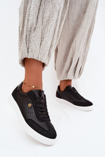 Zapatillas modelo zapatos. Femenino Con decoración de color negro Soothe