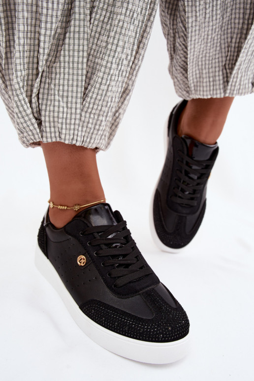 Zapatillas modelo zapatos. Femenino Con decoración de color negro Soothe