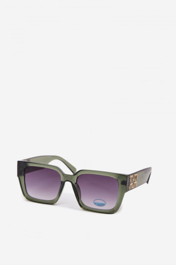 Gafas de sol verdes para mujer