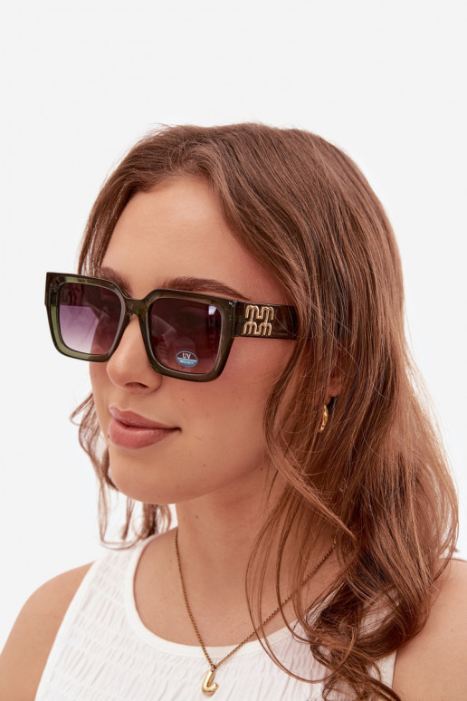 Gafas de sol verdes para mujer
