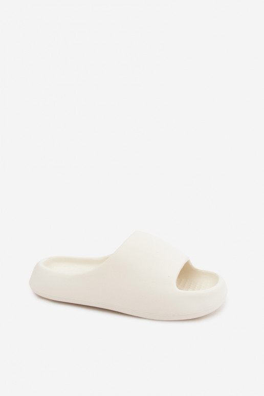 Zapatillas ligeras zapatillas de mujer color marfil Poppelle