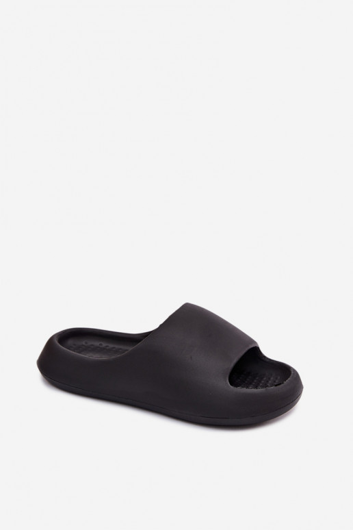 Zapatillas ligeras zapatillas de mujer de color negro Poppelle