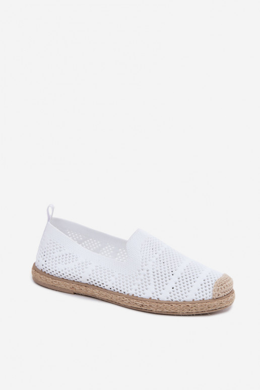 Espadrilles blancas caladas Candessa
