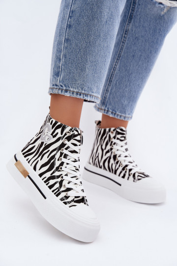 Zapatos informales con plataforma Zebra Meloria 2