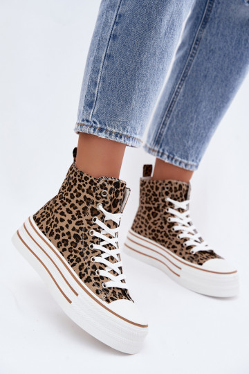 Zapatos informales con tobillo y estampado de leopardo Inildrose 2