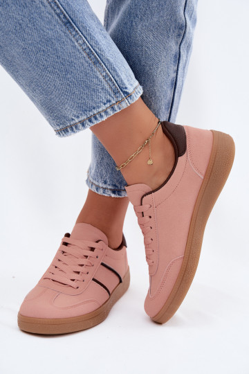 Zapatillas de deporte de cuero sintético en color rosa Corelle 2