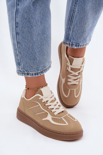 Zapatillas bajas para mujer en color arena Brenelle
