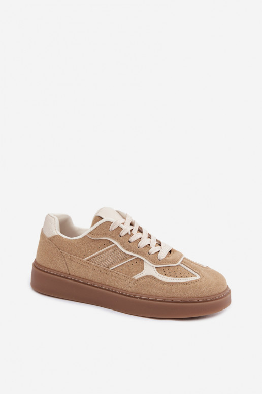 Zapatillas bajas para mujer en color arena Brenelle