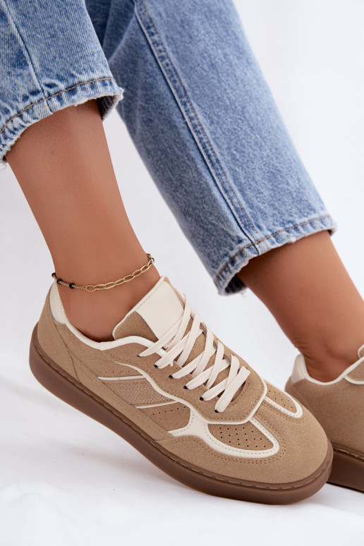 Zapatillas bajas para mujer en color arena Brenelle