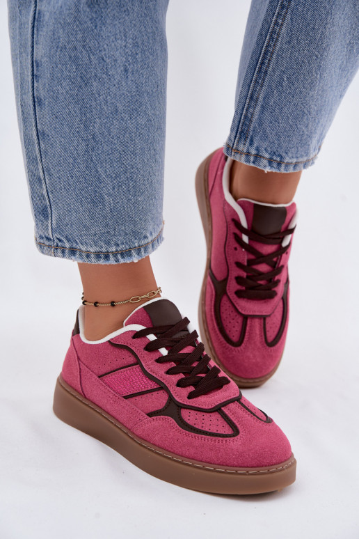 Zapatillas bajas para mujer en color rosa Brenelle