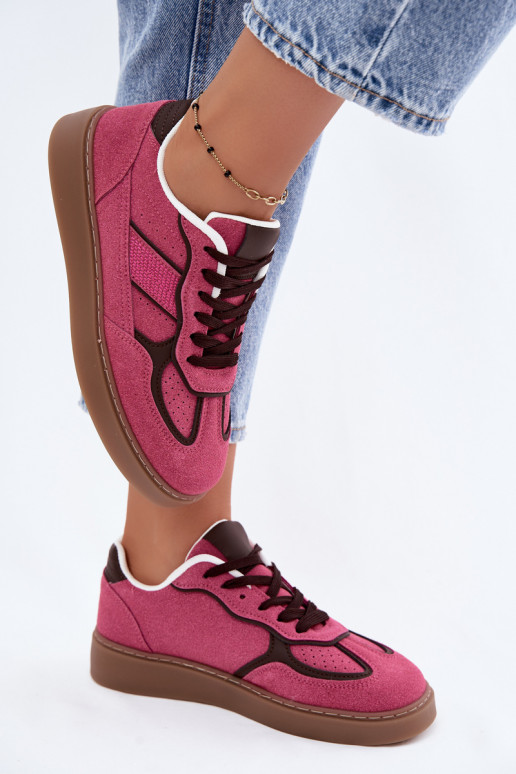 Zapatillas bajas para mujer en color rosa Brenelle
