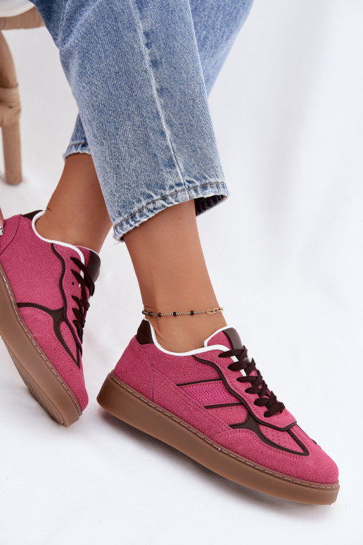 Zapatillas bajas para mujer en color rosa Brenelle