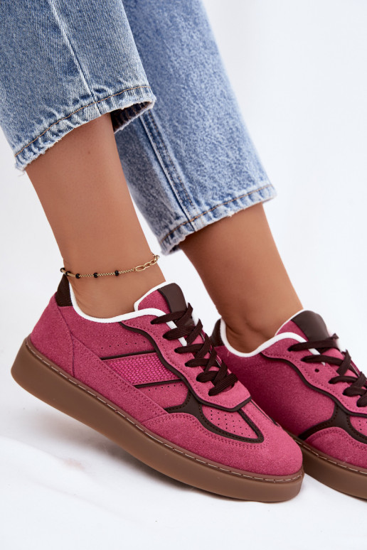 Zapatillas bajas para mujer en color rosa Brenelle