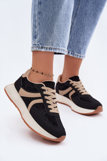Zapatillas deportivas para mujer con plataforma en color negro Laurelia 2