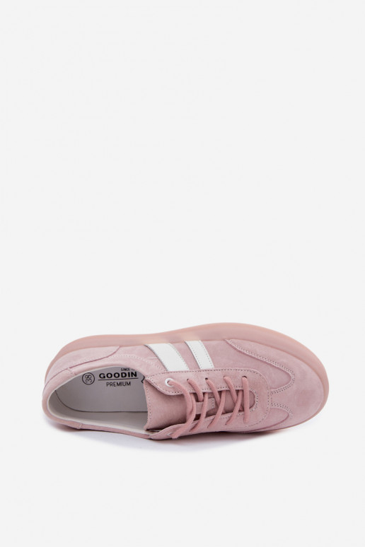 Zapatillas de plataforma rosas de ante sintético Coralia
