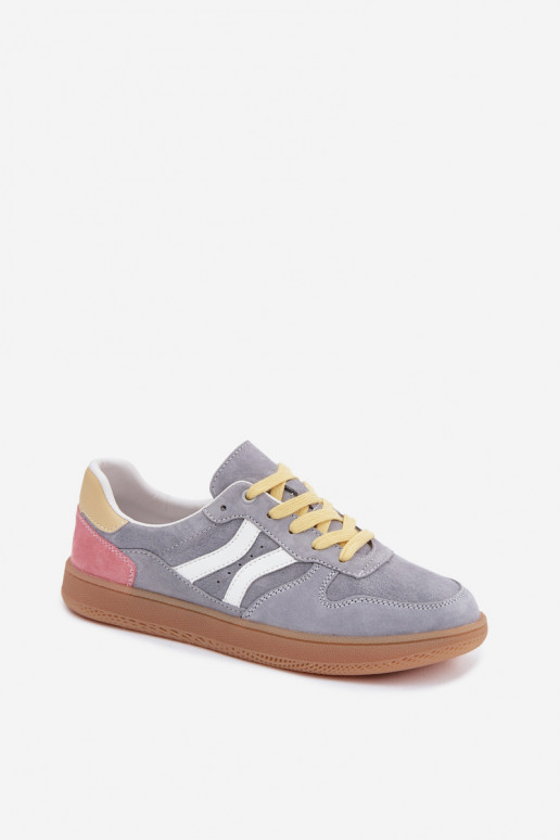 Zapatillas de plataforma azules de ante Coressa