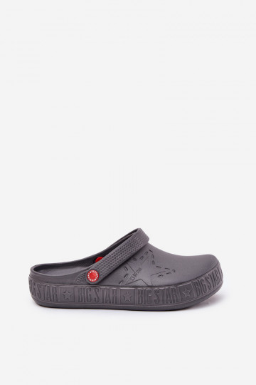 Zuecos ligeros para hombre Big Star II175007 grises 2