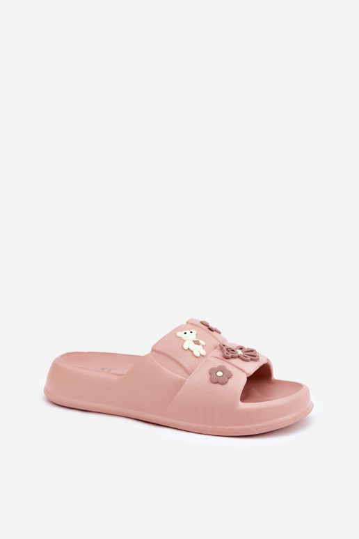 Zapatillas ligeras rosas con hebillas Redienna
