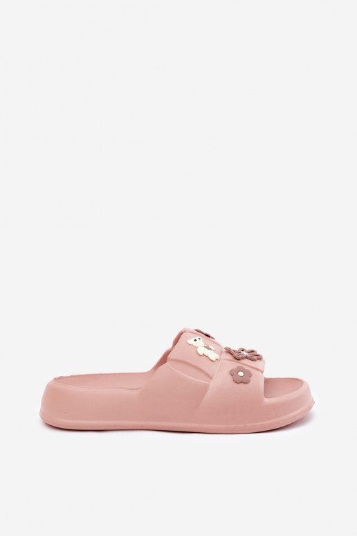 Zapatillas ligeras rosas con hebillas Redienna