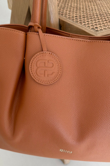 Gran bolso marrón de mujer Big Star SS574006