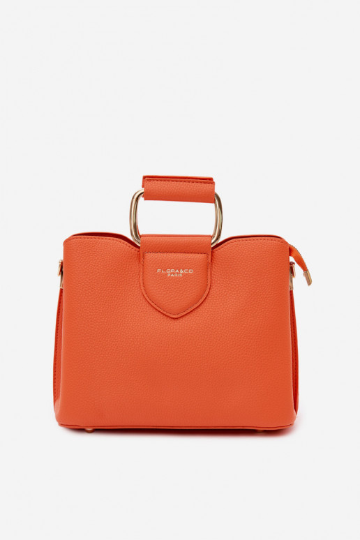 Bolso naranja de cuero sintético Lorielle