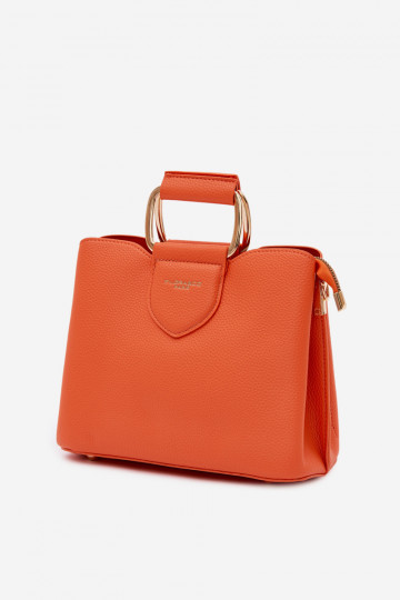 Bolso naranja de cuero sintético Lorielle 2