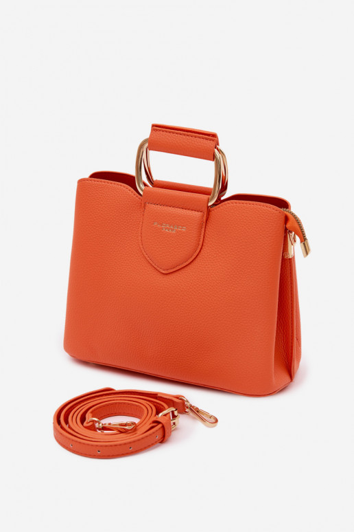 Bolso naranja de cuero sintético Lorielle