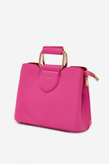 Bolso rosa de cuero sintético Lorielle 2