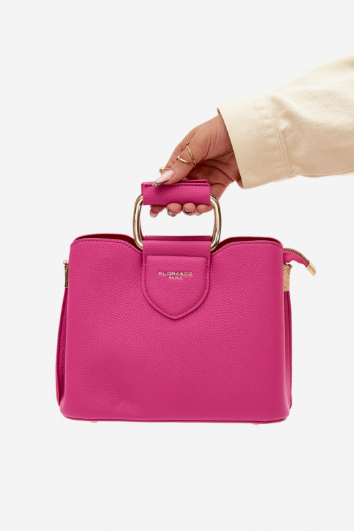Bolso rosa de cuero sintético Lorielle