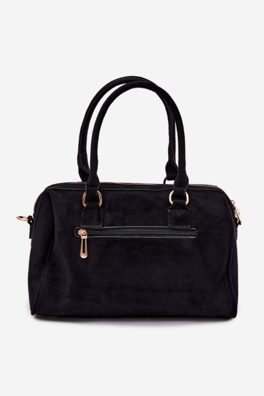 Bolso negro con tachuelas doradas Emelle