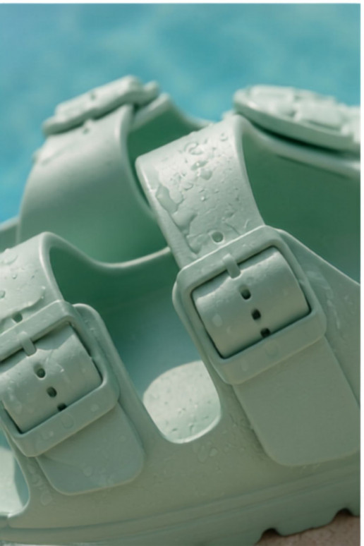 Zapatillas de mujer con plataforma de espuma en menta Melorea
