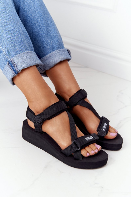 Zapatillas ligeras Sandalias plataforma Big Star FF274A349 color negro
