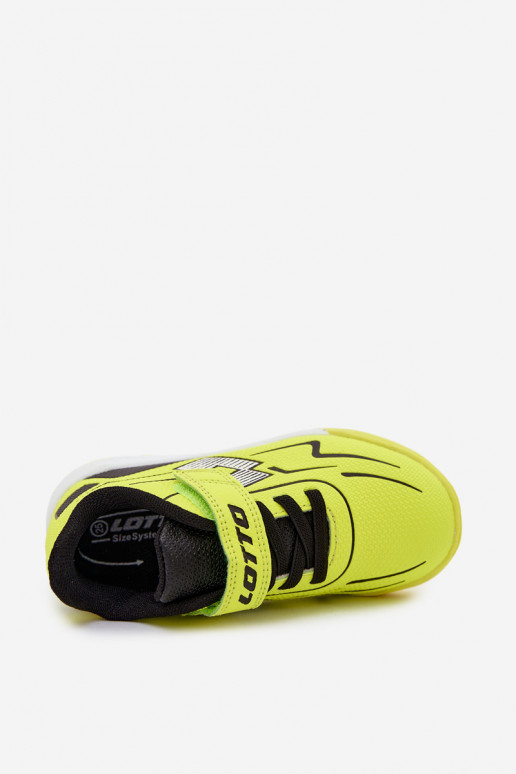 Zapatillas infantiles LOTTO KOBALTO en amarillo