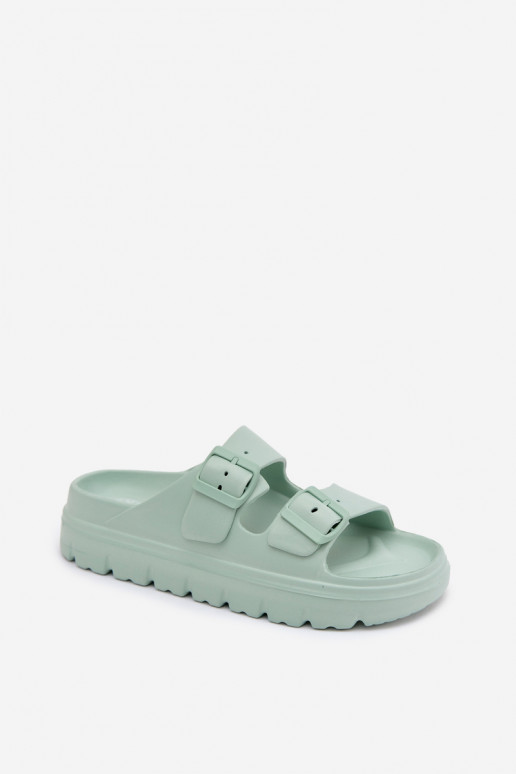 Zapatillas de mujer con plataforma de espuma en menta Melorea