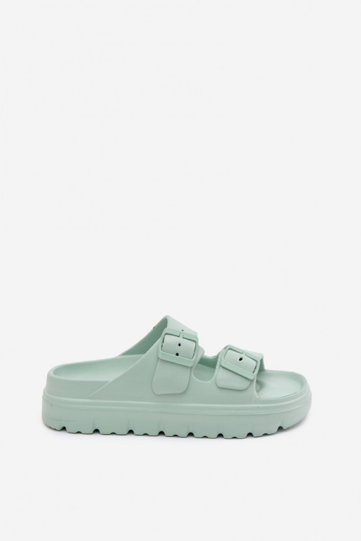 Zapatillas de mujer con plataforma de espuma en menta Melorea