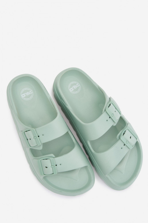 Zapatillas de mujer con plataforma de espuma en menta Melorea