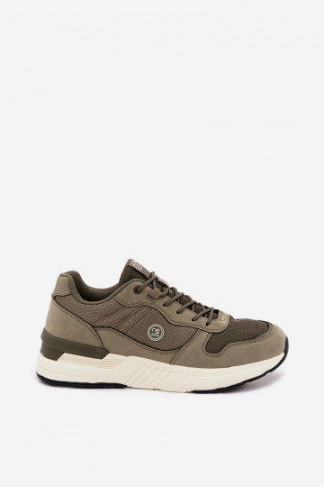 Zapatillas deportivas para hombres con plataforma en verde Hanirin 2
