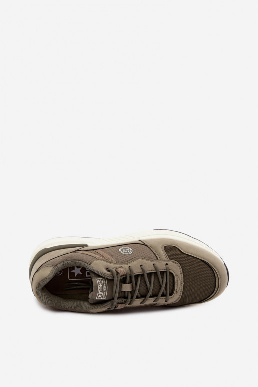 Zapatillas deportivas para hombres con plataforma en verde Hanirin