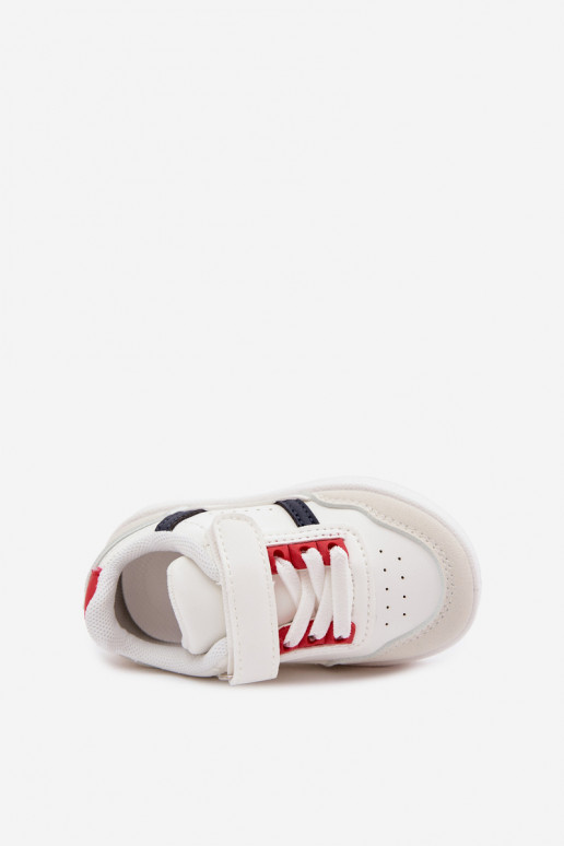 Zapatillas deportivas infantiles con velcro en blanco Tailva