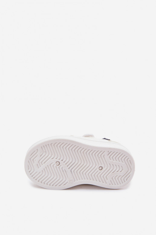 Zapatillas deportivas infantiles con velcro en blanco Tailva