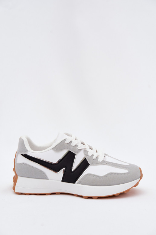 Zapatillas blancas-grises para mujer Britma