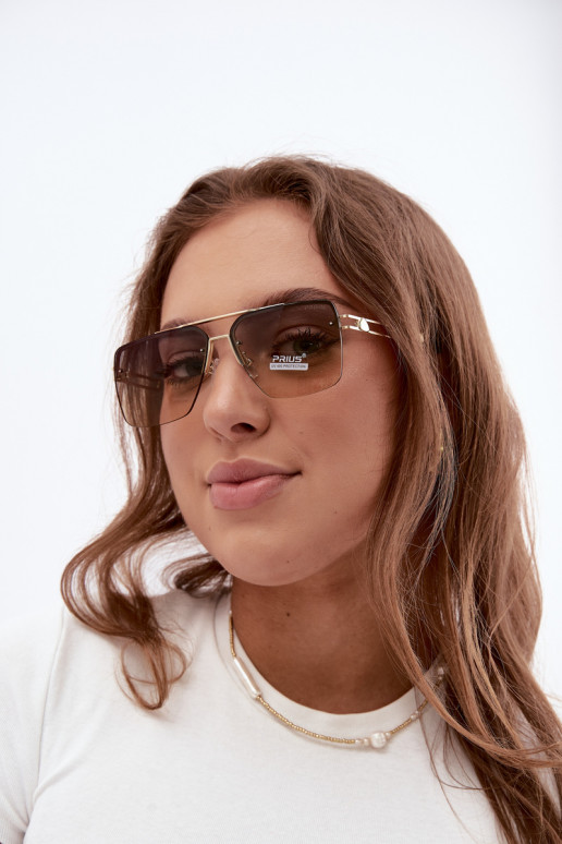 Gafas de sol con filtro UV color amarillo